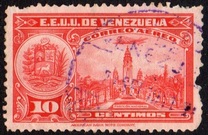[Airmail - La Guaira, National Pantheon and Oil Wells, тип HY6]