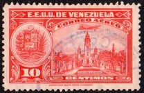 [Airmail - La Guaira, National Pantheon and Oil Wells, тип HY6]