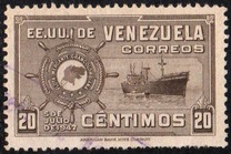 [The 1st Anniversary of Greater Colombia Merchant Marine - Freighter "Republica de Venezuela", ประเภท RR4]