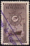 [Airmail - The 1st Anniversary of Greater Colombia Merchant Marine - Freighter "Republica de Venezuela", type SC3]