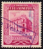 [Caracas Central Post Office - Inscription "CORREOS - EE. UU. VENEZUELA", type AIK5]