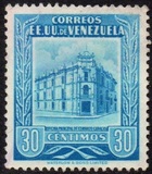 [Caracas Central Post Office - Inscription "CORREOS - EE. UU. VENEZUELA", type AIK6]