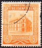 [Airmail - Caracas Central Post Office - Inscription "CORREOS - EE. UU. VENEZUELA", type AIK11]