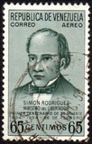 [Airmail - The 100th Anniversary of the Death of Simon Rodriguez, Bolivar's Tutor, 1771-1854, tegund ANR4]