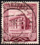 [Airmail - Caracas Central Post Office - Inscription "CORREOS - REPUBLICA DE VENEZUELA", tip AIK35]