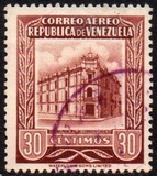 [Airmail - Caracas Central Post Office - Inscription "CORREOS - REPUBLICA DE VENEZUELA", tip AIK37]