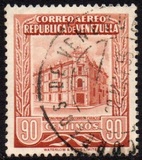 [Airmail - Caracas Central Post Office - Inscription "CORREOS - REPUBLICA DE VENEZUELA", tip AIK42]