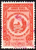 [Airmail - The 1st Postal Convention, Caracas, tip APF8]