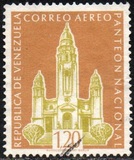 [Airmail - National Pantheon, Caracas, type AWR19]