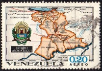 [Airmail - States of Venezuela - Maps and Arms of the Various States, tip BRV]