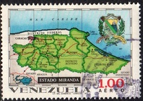 [Airmail - States of Venezuela - Maps and Arms of the Various States, प्रकार BSG]