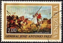 [The 100th Anniversary of General Jose A. Paez, 1790-1873, typ BVA]