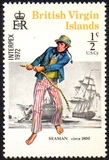 [International Stamp Exhibition "INTERPEX 1972" - Historical Marine Uniforms, type EP]