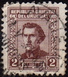 [General Jose Artigas - With Imprint "IMPRENTA NACIONAL" Bottom Right, tegund IW3]