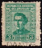 [General Jose Artigas - With Imprint "IMPRENTA NACIONAL" Bottom Right, tegund IW6]