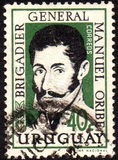 [The 104th Anniversary of the Death of Manuel Oribe, 1792-1857, type OJ2]