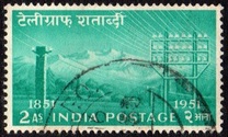 [The 100th Anniversary of Indian Telegraphs, type CI]