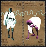 [The 50th Anniversary of Dandi March (Gandhi's  Defiance of Salt Tax Law), type YM]