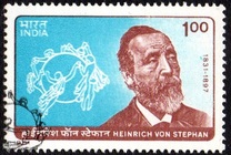 [The 150th Anniversary of the Birth of Heinrich von Stephan (Founder of U.P.U.), тип ZK]