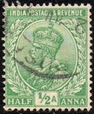 [King George V, 1865-1936 - Inscription "INDIA POSTAGE", тип XAW]