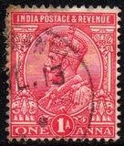 [King George V, 1865-1936 - Inscription "INDIA POSTAGE", тип XAX]