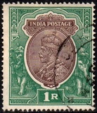 [King George V, 1865-1936 - New Watermark & Different Colors, type XBG7]