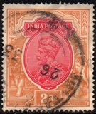 [King George V, 1865-1936 - New Watermark & Different Colors, प्रकार XBG8]