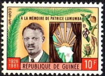 [The 1st Anniversary of the Death of Lumumba (Congo Leader), 1926-1961, 類型 AF]