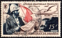 [The 100th Anniversary of the Birth of Pierre Savorgnan de Brazza, type BV]