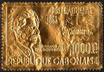 [Airmail - Schweitzer Commemoration, jenis DA]