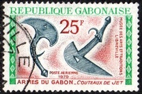[Airmail - Gabonaise Weapons, Folk Art Museum - Libreville, type IA]