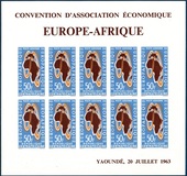[Airmail - European-African Economic Convention, type AT]