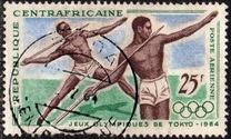[Airmail - Olympic Games - Tokyo, Japan, Tip BG]