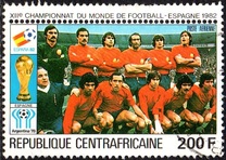 [Airmail - Football World Cup - Spain 1982, тип AAO]