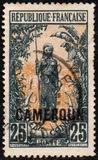 [Middle Congo Postage Stamps (Colors Changed) Overprinted "CAMEROUN", tegund E7]