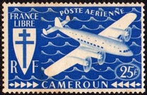 [Airmail - Free French Issue, Tipe AI4]