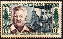 [Airmail - The 75th Anniversary of the Birth of Dr. Jamot (Physician), 1879-1937, tegund BH]