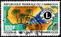 [Airmail - The 13th Congress of Lions International District 403, Yaounde, type KR]