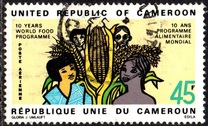 [Airmail - The 10th Anniversary of World Food Programme, type OW]
