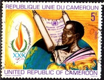 [The 30th Anniversary of Declaration of Human Rights, type UV]