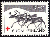 [Red Cross charity - Motifs from Lapland, ประเภท KV]