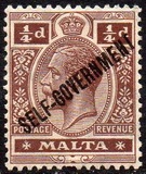 [Overprinted - SELF GOVERNMENT, тып R]