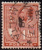 [King George V and Coat of Arms, type X3]