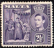 [King George VI and Local Motifs, type AP1]