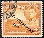 [King George VI and Local Motifs Overprinted "SELF-GOVERNMENT - 1947", type BA17]