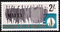 [International Year for Human rights, type FW]