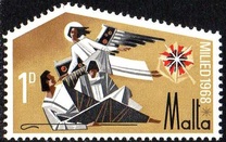 [Christmas Stamps, Tip GC]