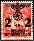 [Polish Postage Stamps Overprinted, Scrivi D]