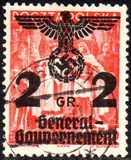 [Polish Postage Stamps Overprinted, Scrivi D]