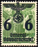 [Polish Postage Stamps Overprinted, Scrivi D2]